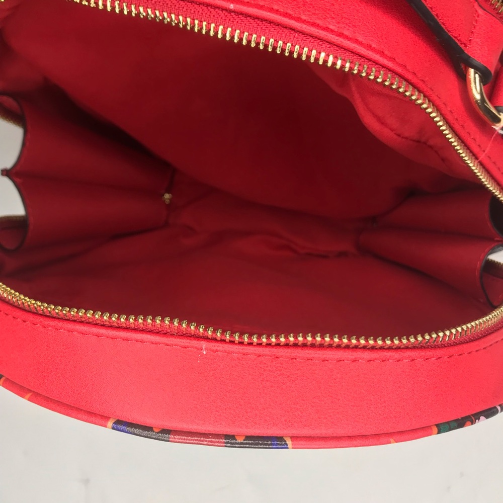 Red Dashiki - Satchel or Crossbody Vegan Leather - Picture 4 of 8